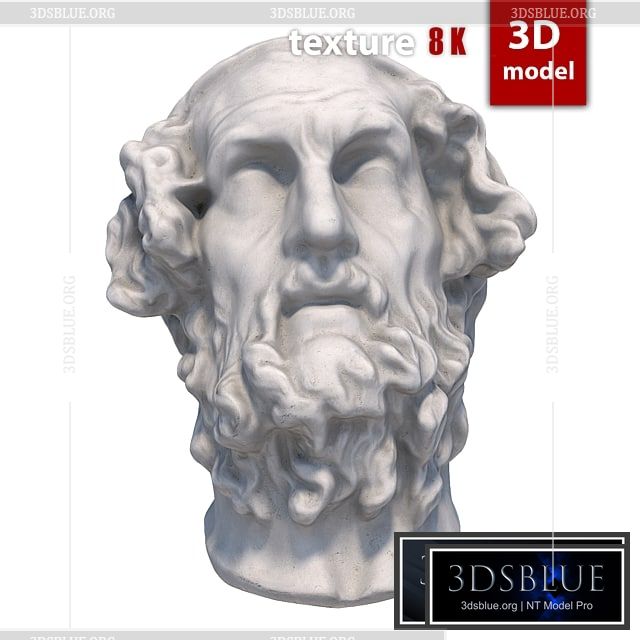 356 Homer's Plaster Head 3DS Max - thumbnail 3