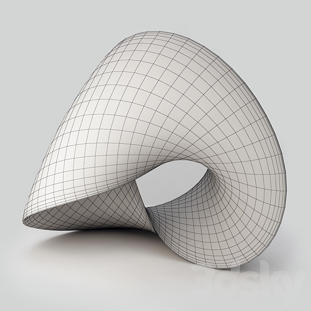 Abstract sculpture 2. 3DSMax File - thumbnail 5