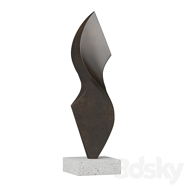 abstract sculpture 3ds Max - thumbnail 1