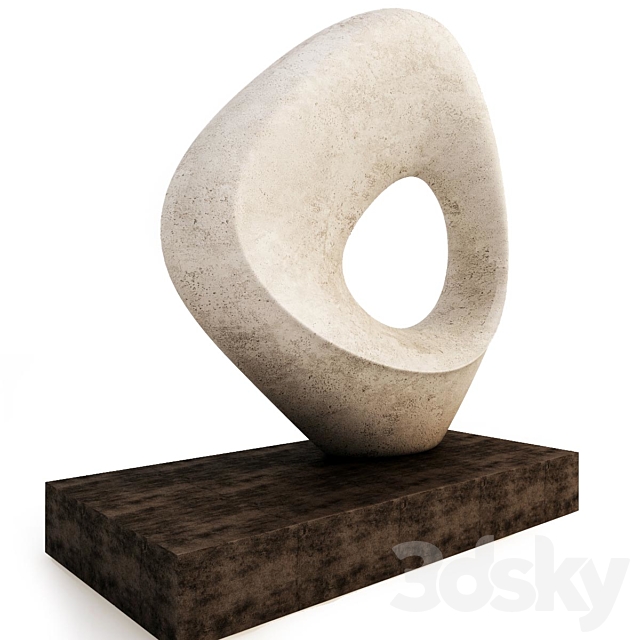 Abstract sculpture 3DSMax File - thumbnail 3