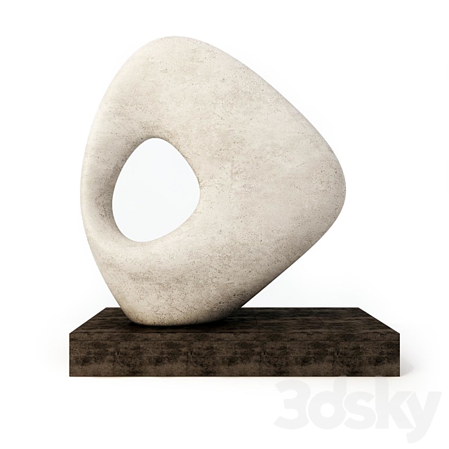 Abstract sculpture 3DSMax File - thumbnail 4