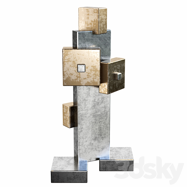 Abstract sculpture AS-004 3ds Max - thumbnail 1