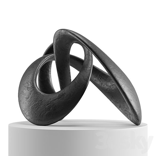 Abstract sculpture Mobius 3DS Max Model - thumbnail 3