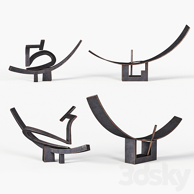 Abstract Sculptures 3DSMax File - thumbnail 2