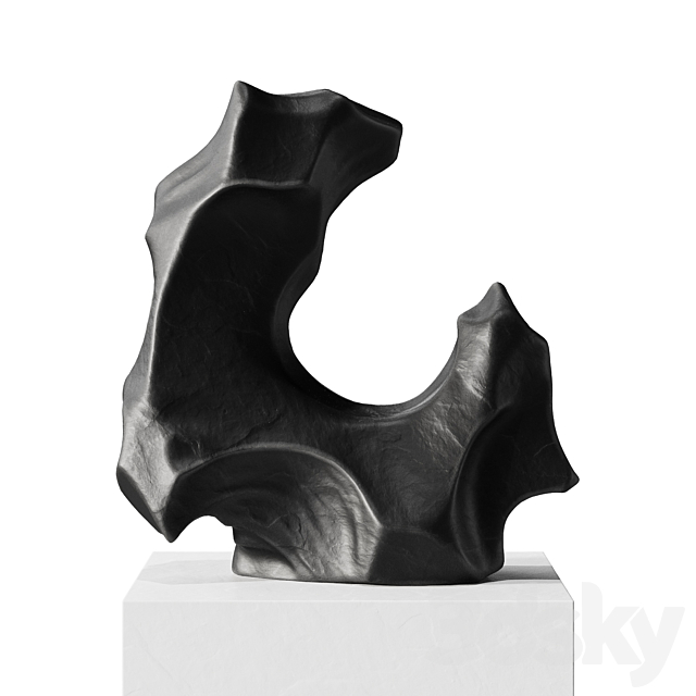 Abstract stone sculpture 3ds Max - thumbnail 2