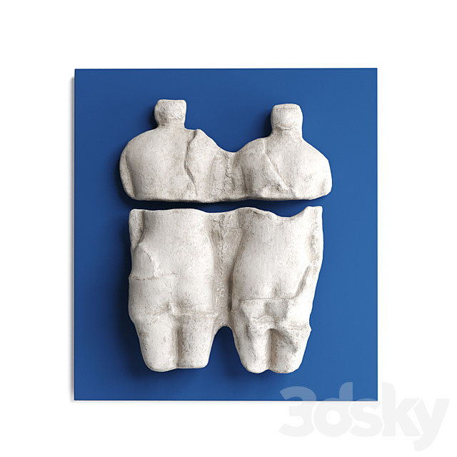 Abstract torso wall panel 3DSMax File - thumbnail 1