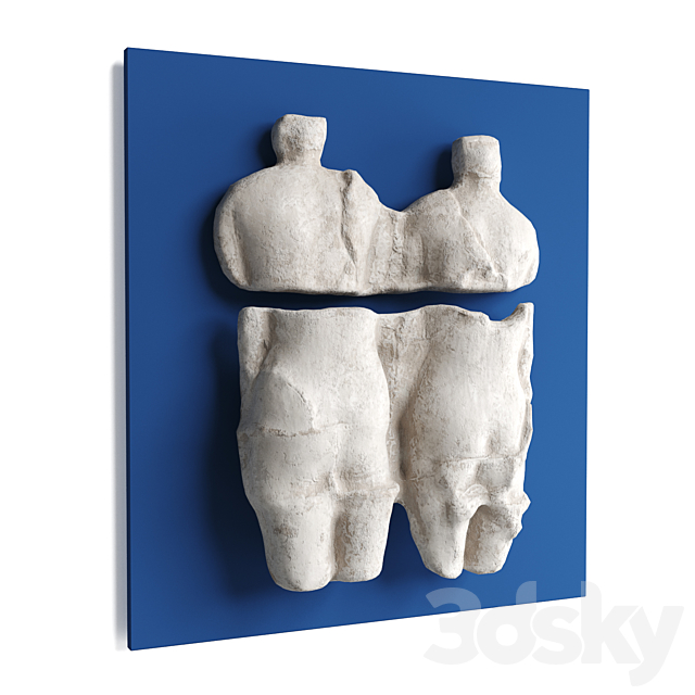 Abstract torso wall panel 3DSMax File - thumbnail 3