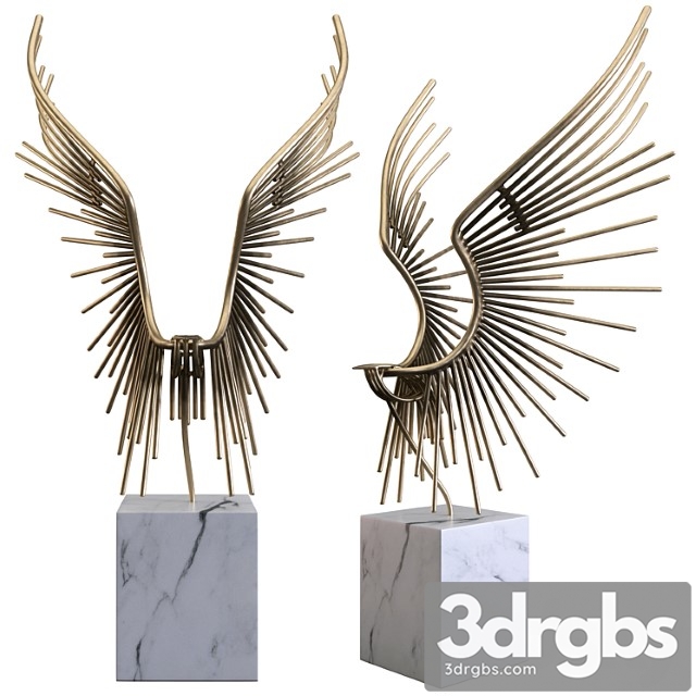 Abstract welded bird 3dsmax Download - thumbnail 1