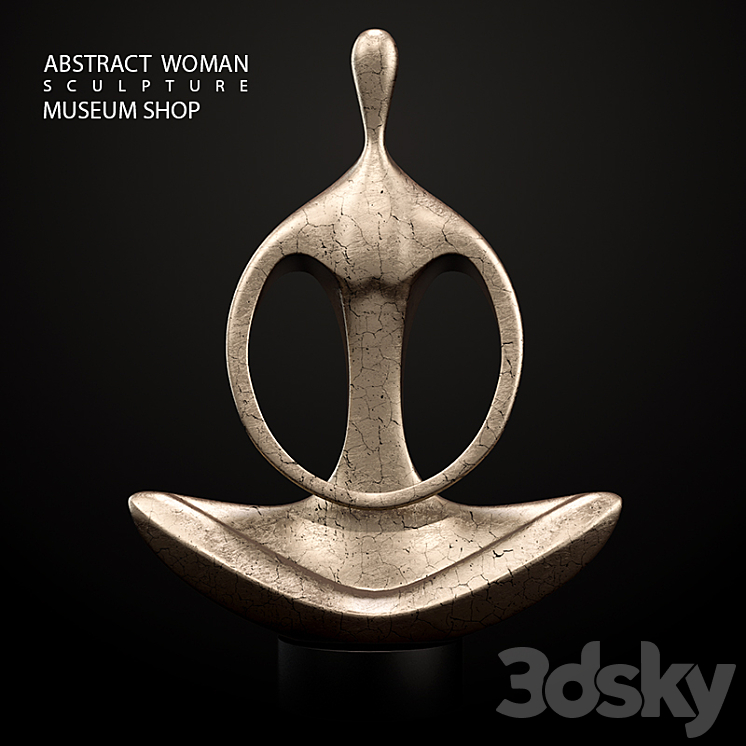 Abstract Woman Sculpture 3DS Max - thumbnail 1