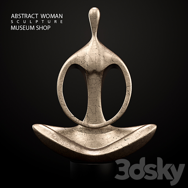 Abstract Woman Sculpture 3DSMax File - thumbnail 1