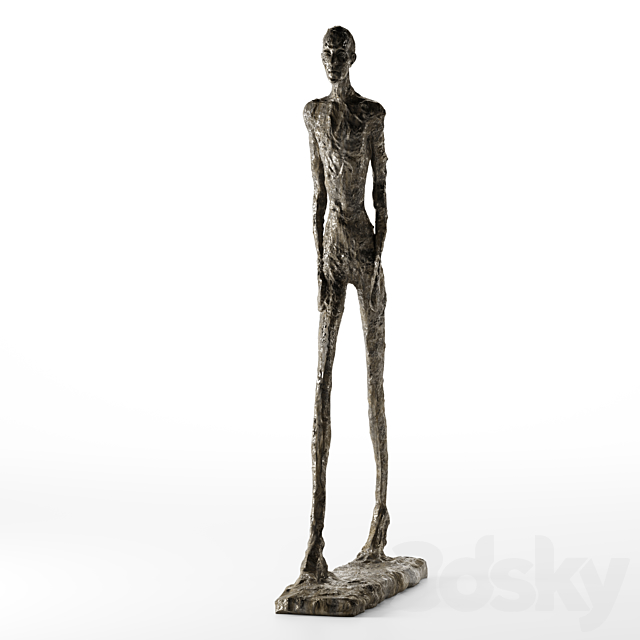 Alberto Giacometti. WALKING MAN I 3DSMax File - thumbnail 3