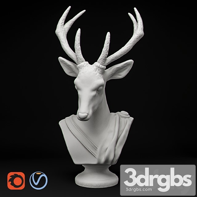 Animal Bust Noble 3dsmax Download - thumbnail 1