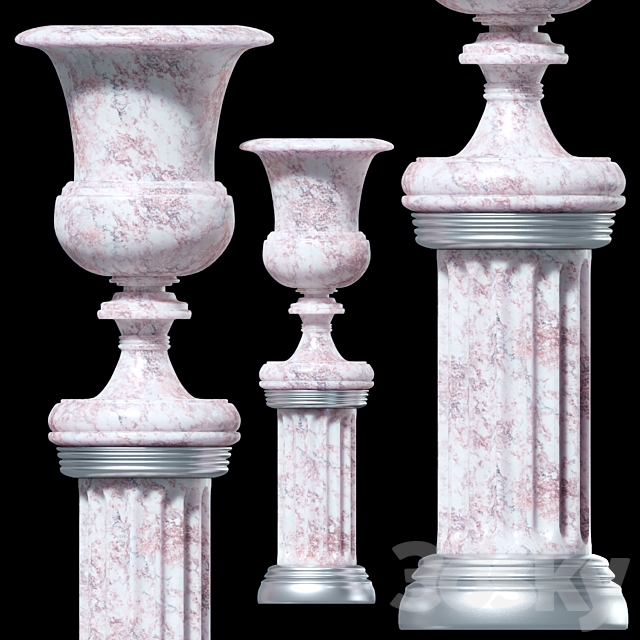 Antique Vase & Bust “Nika” 3DSMax File - thumbnail 2