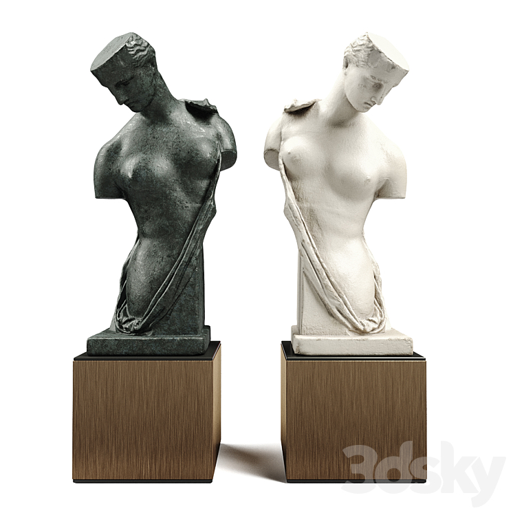 Aphrodite Psyche sculpture 3DS Max Model - thumbnail 1