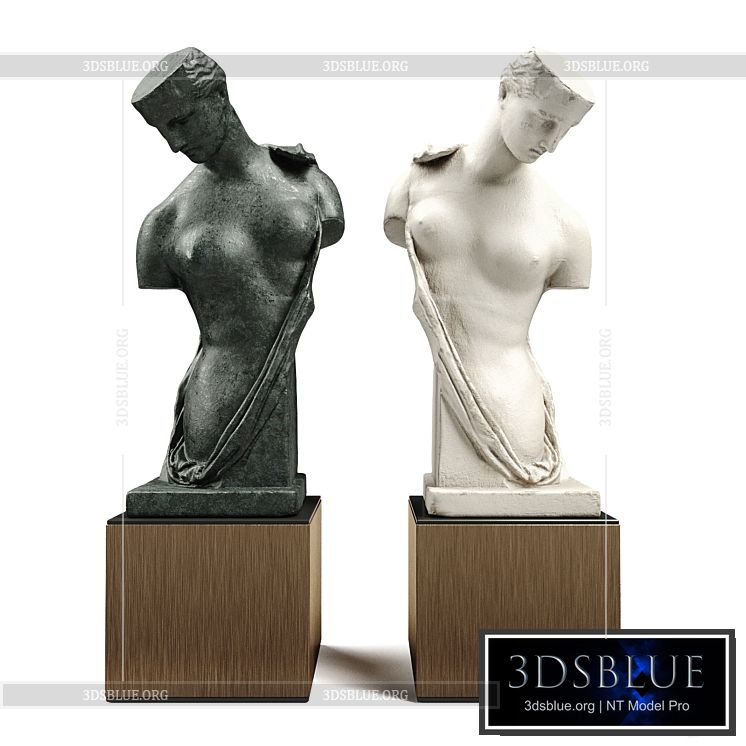 Aphrodite Psyche sculpture 3DS Max - thumbnail 3