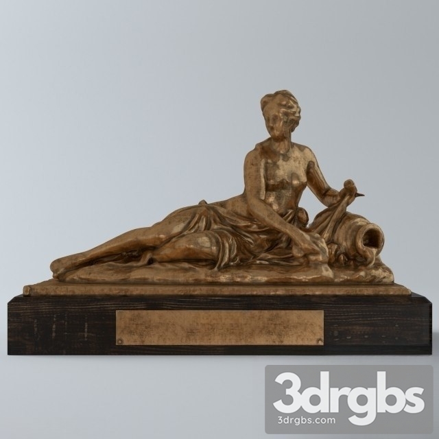 Arethusa Small Statue 3dsmax Download - thumbnail 1