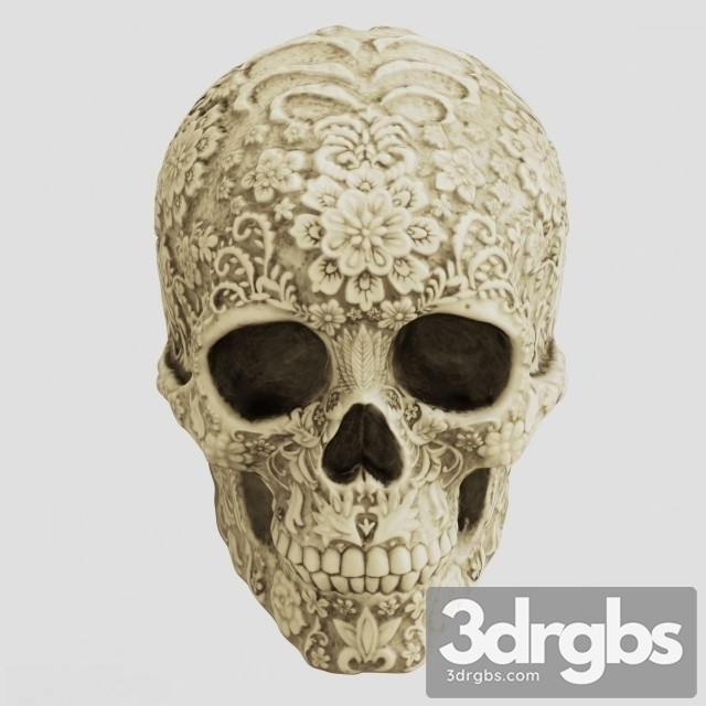 Art Skull 3dsmax Download - thumbnail 1