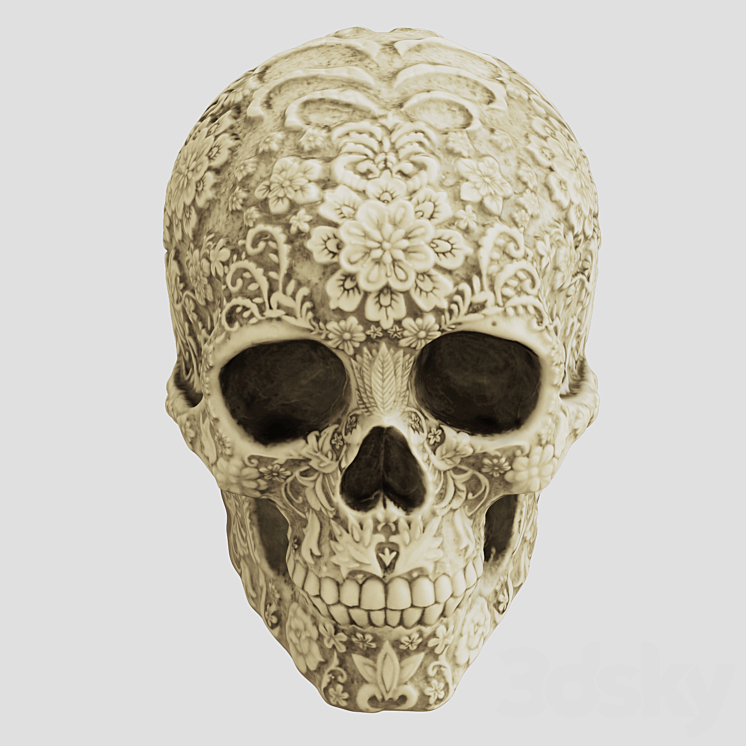 Art_skull 3DS Max - thumbnail 1