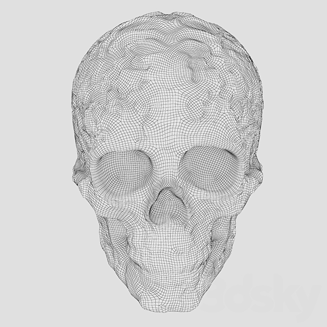 Art_skull 3DSMax File - thumbnail 3