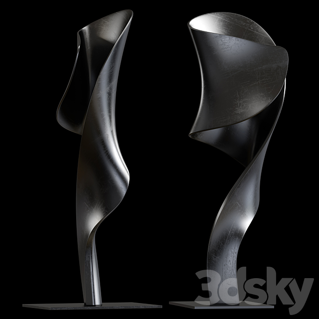 ARTERIORS Hissa Sculpture 3DS Max Model - thumbnail 2