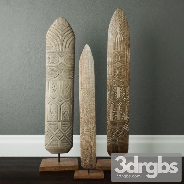 Asmat Sculpture 3dsmax Download - thumbnail 1