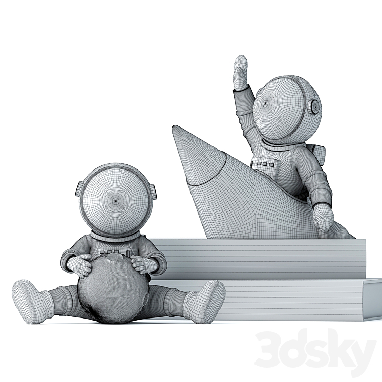 Astronaut 3DS Max Model - thumbnail 2