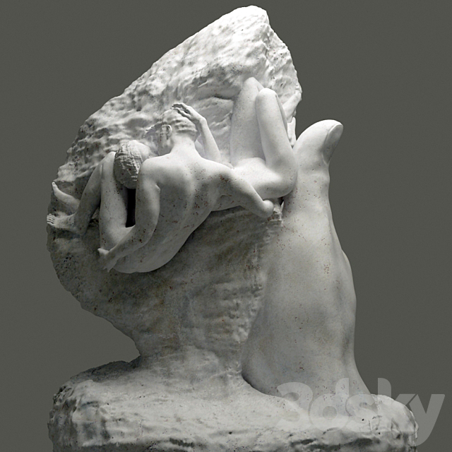 Auguste Rodin The Hand Of God 3DSMax File - thumbnail 1