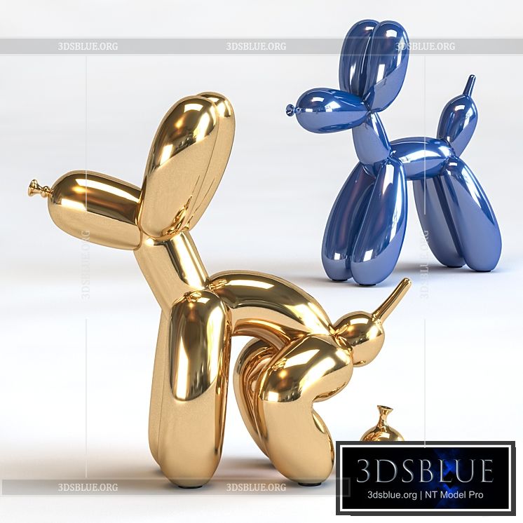 Balloon Dog 3DS Max - thumbnail 3