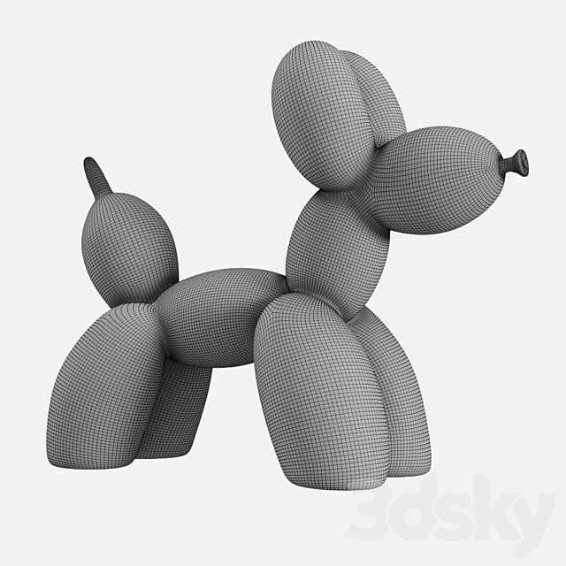 ?????????  Balloon Dog 3DSMax File - thumbnail 3