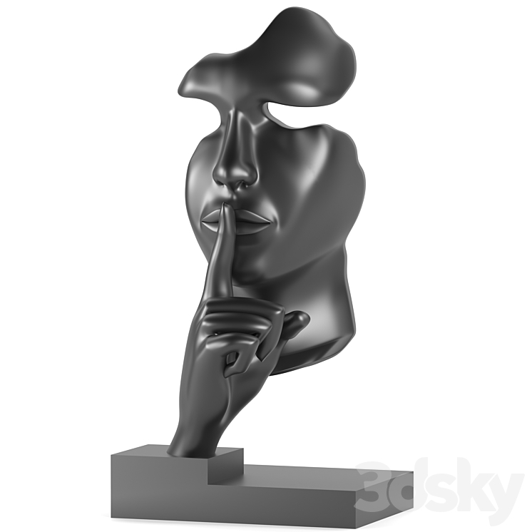 be silent statue 3DS Max - thumbnail 1