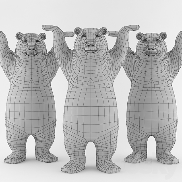 Bear Berlin _ Berlin Bear 3DS Max Model - thumbnail 2