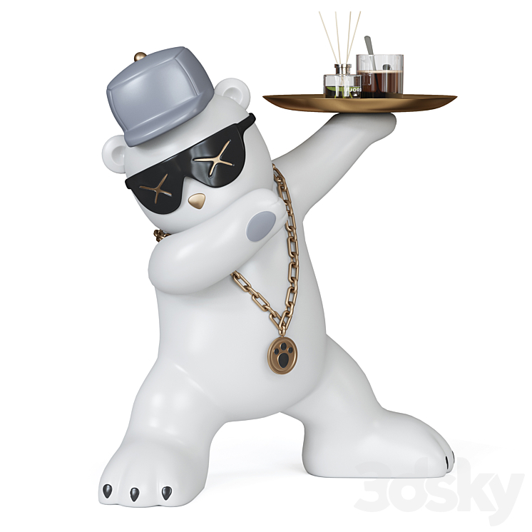 Bear tray 3DS Max - thumbnail 1