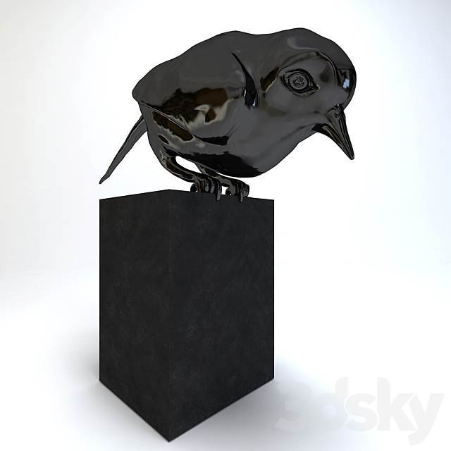 “Bird on Stand” 3DSMax File - thumbnail 2