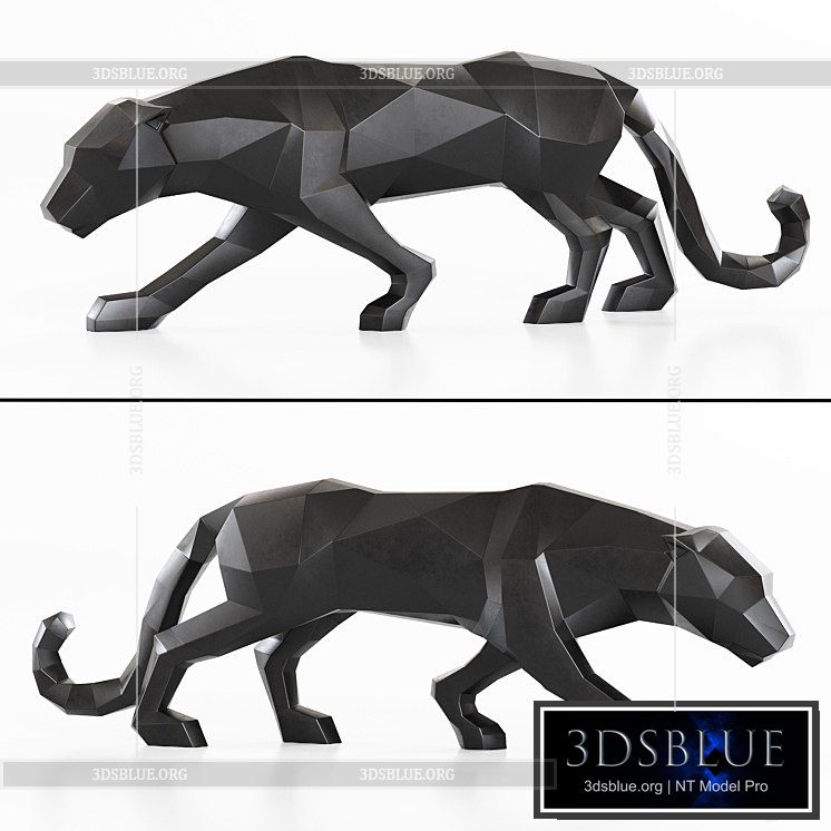 black leopard 3DS Max - thumbnail 3