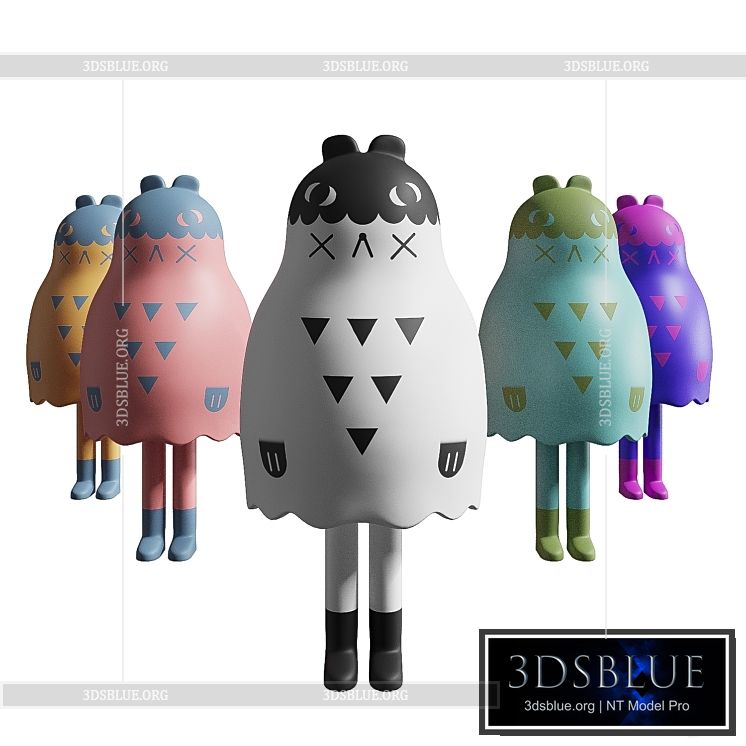 Boo Bear by Andrea Kang 3DS Max - thumbnail 3