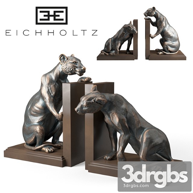 Bookend Lioness Set Of 2 Eichholtz 3dsmax Download - thumbnail 1