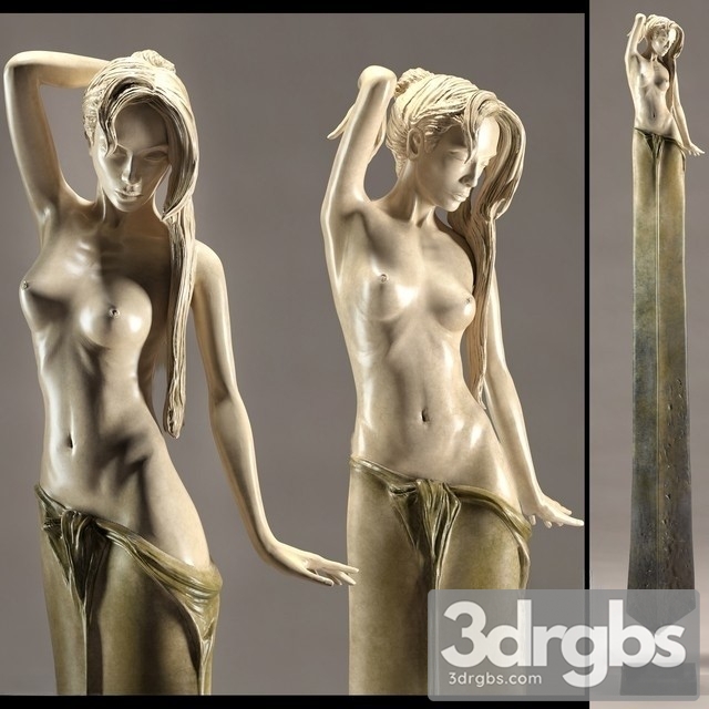 Briseis Sculpture 3dsmax Download - thumbnail 1