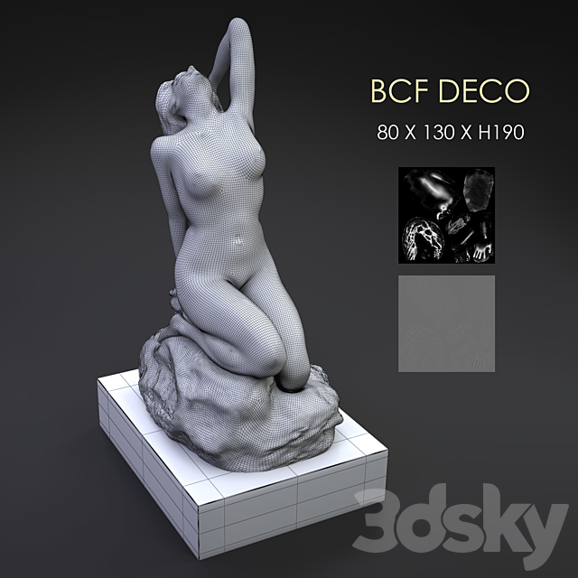 Bronze statue 3DSMax File - thumbnail 3