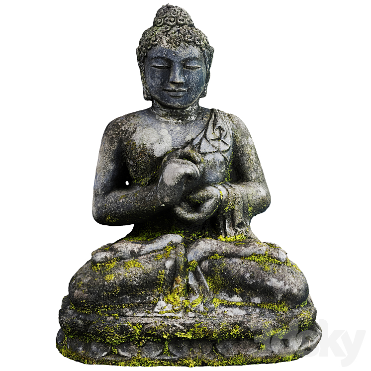 Buddha Statue Outdoor 3DS Max - thumbnail 1