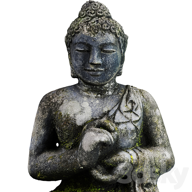 Buddha Statue Outdoor 3DS Max Model - thumbnail 4