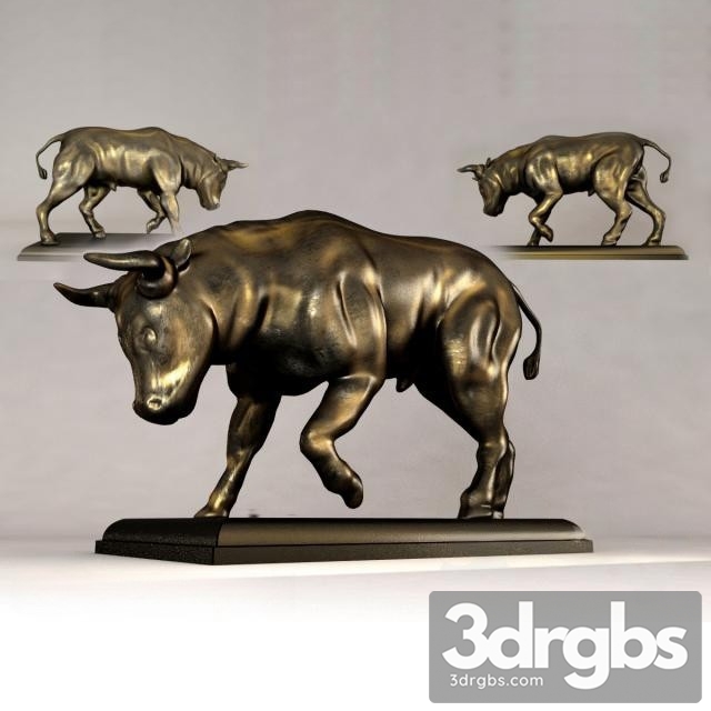 Buffalow Sculpture 3dsmax Download - thumbnail 1