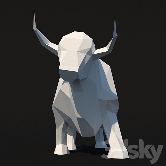 Bull _ bull 3DS Max Model - thumbnail 2