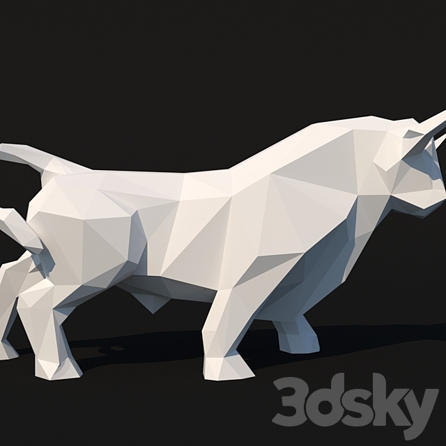 Bull _ bull 3DS Max Model - thumbnail 3