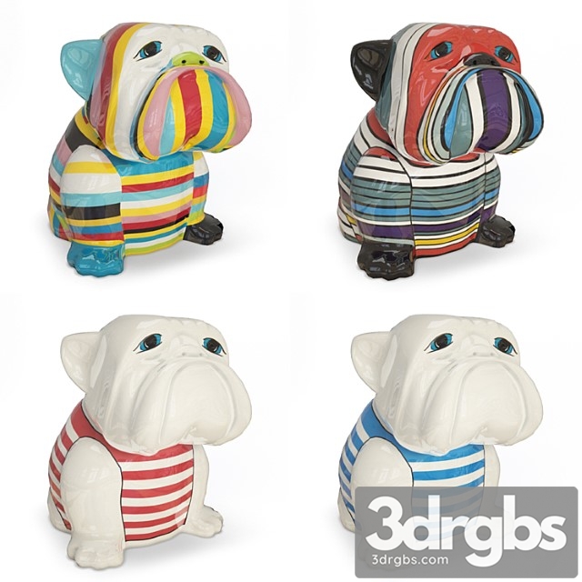 Bulldog sculpture 3dsmax Download - thumbnail 1