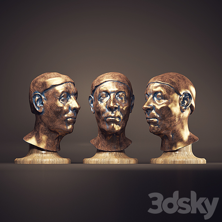 Bust 3DS Max - thumbnail 1