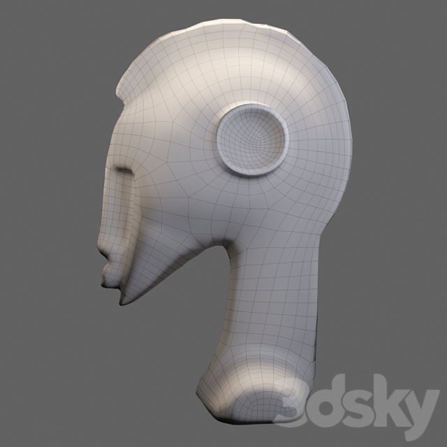 Bust 3DS Max Model - thumbnail 3