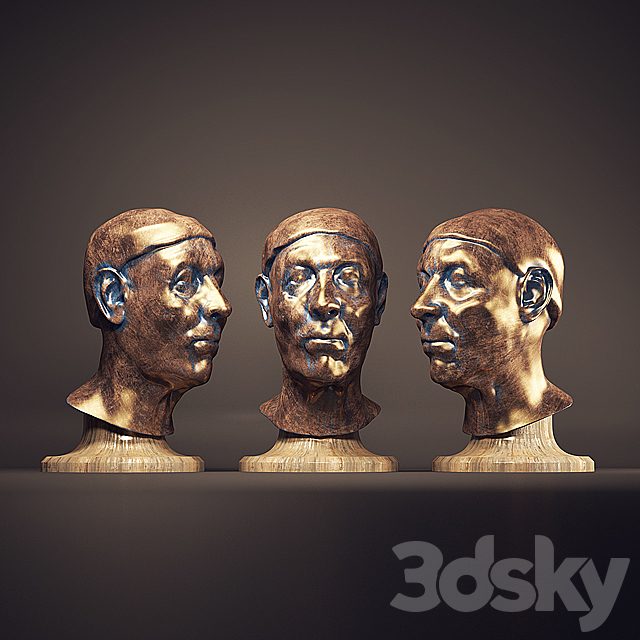 Bust 3DSMax File - thumbnail 1