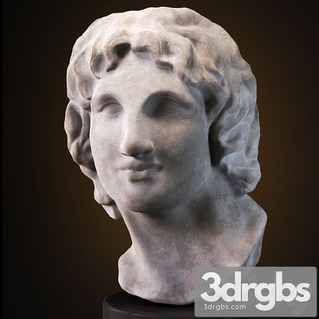 Bust of alexander the great 3dsmax Download - thumbnail 1