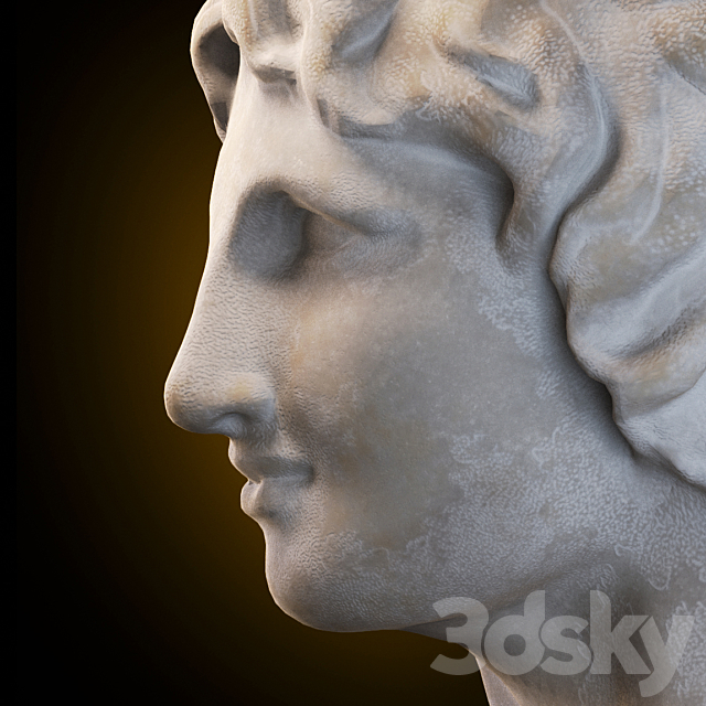 Bust of Alexander the Great 3DSMax File - thumbnail 3