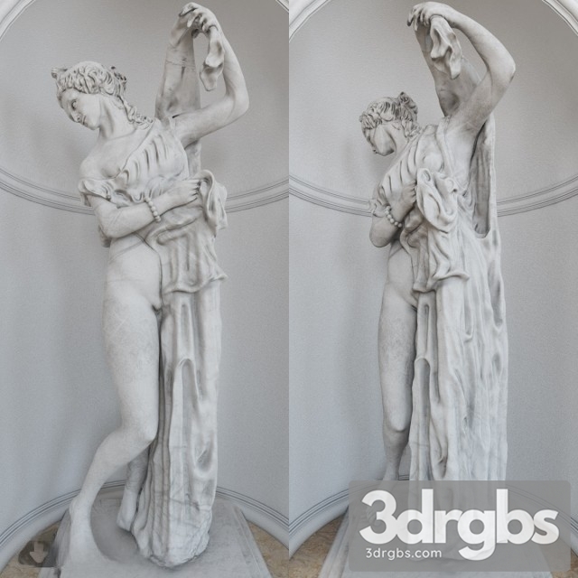 Callipigia Statue 3dsmax Download - thumbnail 1